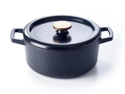 Alva Braadpan - Dutch Oven - Nori - Gietijzer ø 26 cm - geëmailleerde anti-aanbaklaag