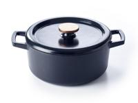 Alva Braadpan - Dutch Oven - Nori - Gietijzer ø 26 cm - geëmailleerde anti-aanbaklaag - thumbnail