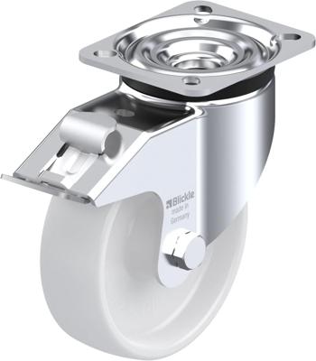 Blickle LK-PO 125R-1-FI Zwenkwiel met rem Wieldiameter: 125 mm Draagvermogen (max.): 300 kg 1 stuk(s) Blickle LK-PO 125R-1-FI Zwenkwiel met rem Wieldiameter: 125 mm Draagvermogen (max.): 300 kg 1 stuk(s)