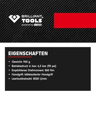 Brilliant Tools BT160704 Pneumatische boormachine