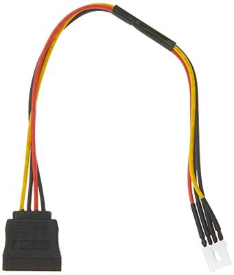 Delock Stroom Aansluitkabel [1x SATA-stroomstekker - 1x Floppy stekker 4-polig] 0.24 m Zwart, Rood, Geel