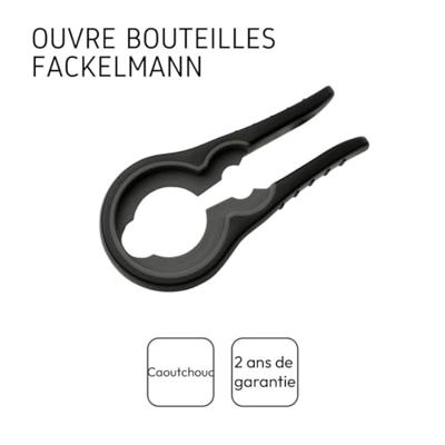 Fackelmann Food&More pot- en flesopener zwart/grijs