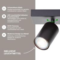 Brilliant Zwarte plafondspotJello 3-lichts - G99729/76 - thumbnail