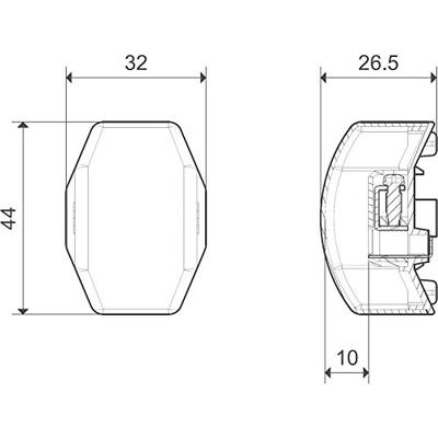 Finder 072.11 Niveau-bodemsensor voor bewakingsrelais 1 stuk(s)