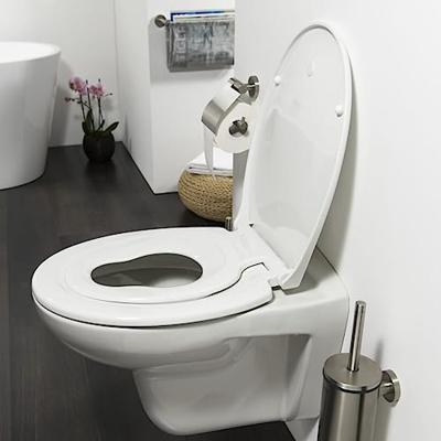 Tiger Toiletzitting Tulsa Softclose Quickrelease Thermoplast RVS Wit - thumbnail