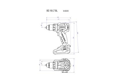 Metabo BS 18 LT BL 602325800 Accu-schroefboormachine 18 V 4 Ah LiHD Metabo BS 18 LT BL 602325800 Accu-schroefboormachine 18 V 4 Ah LiHD