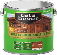 Cetabever Beits Schuur en Tuinhuis Natuurlijk Effect Mat - Douglas - thumbnail