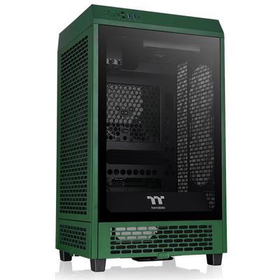 Thermaltake The Tower 200 Mini-tower PC-behuizing Racing-groen 2 voorgeïnstalleerde ventilators, Zijvenster, Stoffilter