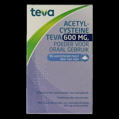 Teva Acetylcysteine 600mg 30 Sachets