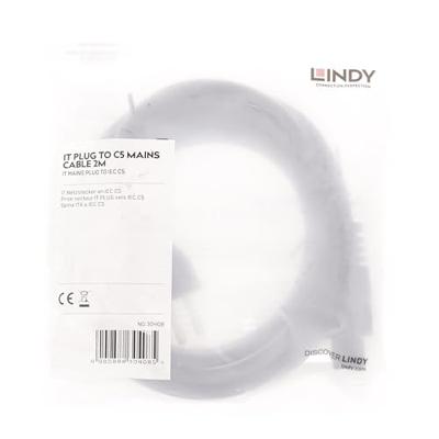 Lindy 2m, CEI23-16-VII - IEC 320 C5 Lindy 2m, CEI23-16-VII - IEC 320 C5