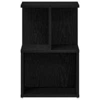 Nachtkastje 2 pcs Zwart eiken 35 x 35 x 55 cm Bewerkt hout - thumbnail