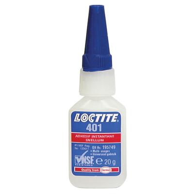 Loctite snellijm 401 universeel 20gr