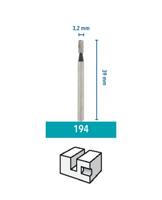 Dremel 194 Hogesnelheidsfrees 3,2 mm Dremel 194 Diameter 3.2 mm Schacht-Ø 3,2 mm 2 stuk(s) - thumbnail