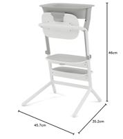 Lemo 2 schaalbare en verstelbare leertorenset - suède grijs - CYBEX - thumbnail