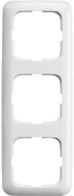 Busch-Jaeger afdekraam 3-voudig wit 513-214