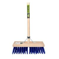 MM Eurotool Stalbezem pvc blauw 36cm fsc steel 150cm stokhouder - thumbnail