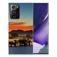 Samsung Galaxy Note20 Ultra | TPU Hoesje | Olifanten - thumbnail