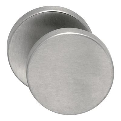 Wisselknop vlak excentrisch PL rvs mat