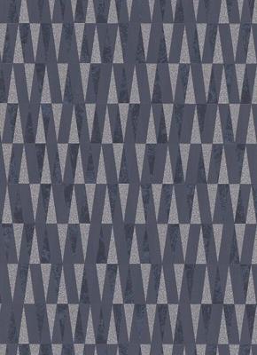 Dutch Wallcoverings Behang Carat Deluxe Dessin Zwart/Zilver 10061-37