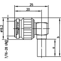 Telegärtner 100023697 100023697 TNC-connector Stekker, haaks 50 Ω 1 stuk(s) - thumbnail