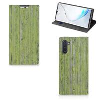 Samsung Galaxy Note 10 Book | Wallet Case | Green Wood - thumbnail
