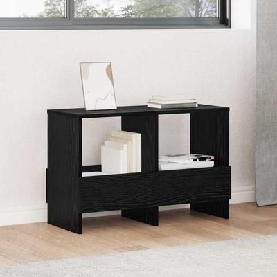 Tijdschrift Rek Zwart Eiken 68,5 x 30 x 45 cm Tijdschrift Rek Zwart Eiken 68,5 x 30 x 45 cm