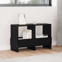 Tijdschrift Rek Zwart Eiken 68,5 x 30 x 45 cm - thumbnail