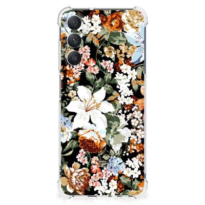 Case voor Samsung Galaxy A05s Dark Flowers Case voor Samsung Galaxy A05s Dark Flowers