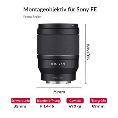Samyang AF 35mm F/1.4 P Sony FE - thumbnail
