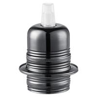 Home sweet home metalen 2-rings fitting E27 zwart - thumbnail