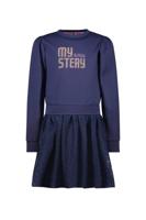 B.Nosy winter sweat jurk meisjes - navy blauw - Dasha - mesh rok - thumbnail