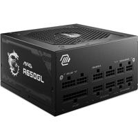 MSI mag a650gl pcie5 modulaire 650 watt voeding (zwart, 4x pcie) - thumbnail