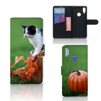 Xiaomi Redmi Note 7 Telefoonhoesje met Pasjes Kitten - thumbnail