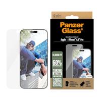 PanzerGlass Classic Fit 2876 Screenprotector (glas) Apple iPhone 16 Pro Max 1 stuk(s) Anti-vingerafdruk, Krasvast - thumbnail
