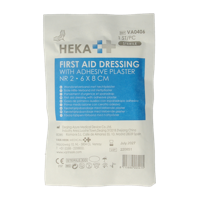 Heka Snelverband nr. 2 met hechtpleister 6 x 8 cm 1 Stuks - thumbnail