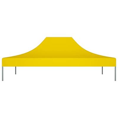 VidaXL Partytentdak 270 g/m² 4,5x3 m geel