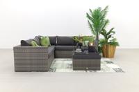 Cayman II loungeset 4-delig organic grey / donker antraciet - thumbnail