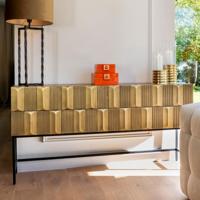 Richmond Dressoir 'Jaxx' 160cm, kleur Goud - thumbnail