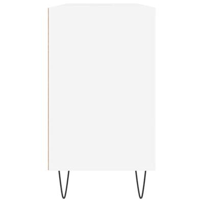 Badkamerkast 80x33x60 cm bewerkt hout wit