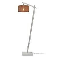 GOOD&MOJO Vloerlamp 'Iguazu' Bamboe en jute, 150cm, kleur Wit/Naturel - thumbnail