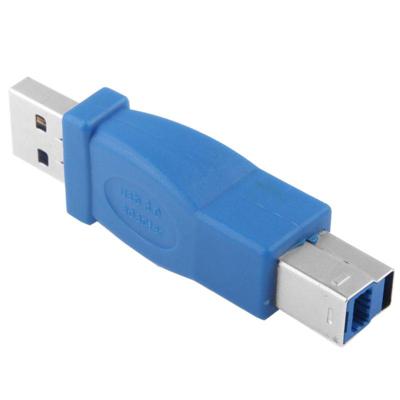 Super USB 3.0 snelheid mannetje Type A naar mannetje Type B Adapter (blauw)