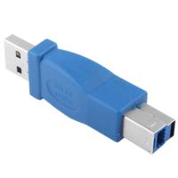 Super USB 3.0 snelheid mannetje Type A naar mannetje Type B Adapter (blauw) - thumbnail
