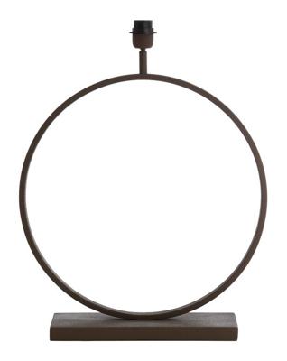 Light & Living Tafellamp 'Liva' 59cm, kleur Bruin (excl. kap)