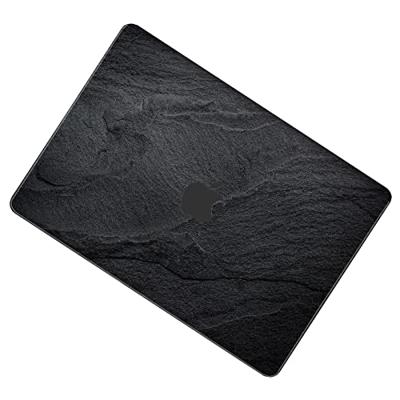 Lunso MacBook Air 13 inch (2022-2026) cover hoes - case - Black Stone