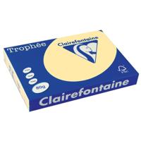 Clairefontaine Trophée Pastel, gekleurd papier, A3, 80 g, 500 vel, kanariegeel - thumbnail