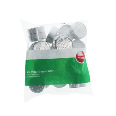 Theelicht maxi 20 stuks Ons Merk Theelicht maxi 20 stuks Ons Merk