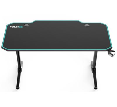 Fourze D1400 gaming desk groen / zwart