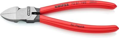 KNIPEX zijsnijtang voor kunststof 72 01 160 kniptang (rood)