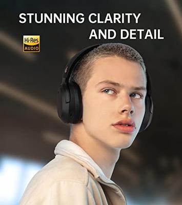 EDIFIER W820NB Bluetooth-headset - draadloze over-ear hoofdtelefoon met tot 49 uur batterijduur, hybride Active Noise Cancelling, Ambient Mode en DNN Noise Cancelling, Hi-Res Audio gecertificeerd