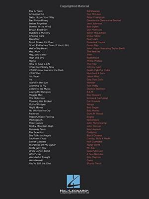 Hal Leonard First 50 Songs You Should Strum on Guitar songboek voor gitaar